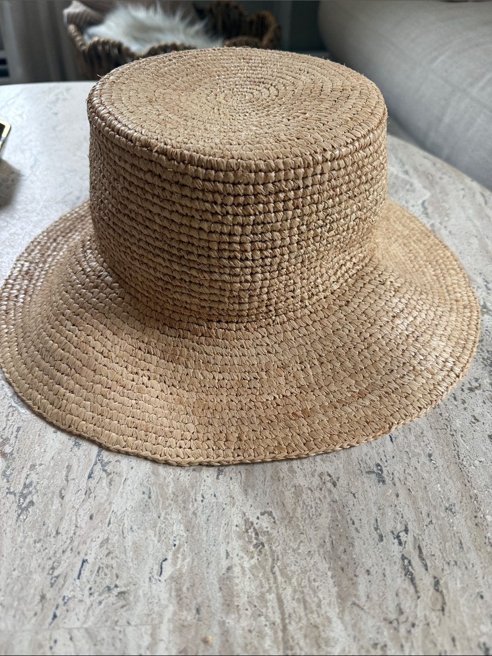 J. Crew Raffia Wide Brim Hat - Picture 2 of 2